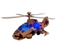 Aereo Giocattolo con Luci Suoni e Movimento Mistero Bump & Go Elicottero Aereoplano Jumbo Jet Giocattolo con Movimento Luci Effetto 3D Proiettore Anteriore Giocattolo Gunship Aereo Grande Giocattolo
