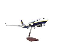 Aereo giocattolo in scala 1:85 B737-800, modello di aereo della compagnia aerea RYANAIR con carrello di atterraggio di base, aereo in miniatura in resina per(Nolight)