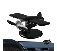 Aereo Girevole con Energia Solare,Modello Decorativo Di Elicottero Solare Rotante | Figura Decorativa per cruscotto Auto - Regalo per Donne, Uomini e Genitori