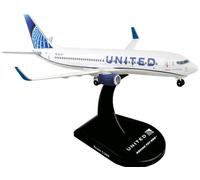 Aereo In Metallo Die Cast United 737-800 Giocattolo Daron 25051