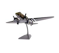 Aereo in Metallo Miniatura 1:100 Per C-47 Scala Pressofuso In Lega Militare Simulazione Modello Aeromobile Ornamenti Collezione Prodotti Finiti
