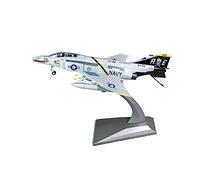 Aereo in Metallo Miniatura 1: 100 Per F-4B Pressofusione In Lega Di Simulazione Modello Di Aereo Da Caccia Statico Finito Decorazione Del Desktop