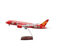 Aereo in Metallo Miniatura 1:130 Per La Collezione Di Modelli Pressofusi Panda B787 Airlines Della Hainan Con Luci E Ruote Esposizione Domestica(No light)