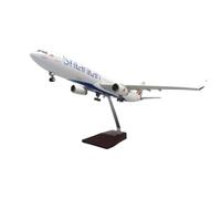 Aereo in Metallo Miniatura 1:135 Per Il Modello Di Aereo Pressofuso A330 Della Sri Lanka Airlines Con Luci E Base Kit Per Esposizione Domestica(With light)