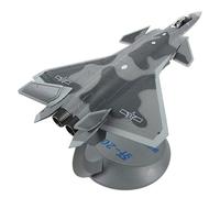 Aereo in Metallo Miniatura 1:144 Adatto Per Il Regalo Di Moda Per Aerei Da Collezione Modello Pressofuso Lega Aerei Combattimento Stealth J-20