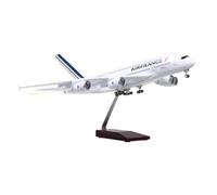Aereo in Metallo Miniatura 1:160 Per Air France Airlines A380 Modello Di Aereo Con Ruote Leggere In Resina Simulazione Aeronautica Statica(No light)