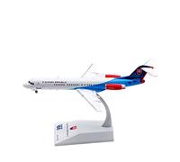 Aereo in Metallo Miniatura 1: 200Fit For Fokker 100 OM-BYB SLOVACCO Aeromobili In Lega Pressofusione Con Display La Raccolta Del Carrello Atterraggio