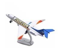 Aereo in Metallo Miniatura 1:400 Fit For Track Inerzia Aeromobili Musica Storia Lega Business Jet Passeggero Aereo Giocattolo Modello Di Aeroplano(Blu)
