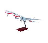 Aereo in Metallo Miniatura 47 Cm Per Il Modello Aereo Presidenziale B747 Degli Emirati Arabi Uniti Pressofuso Con Supporto Per Esposizione Luci LED(With light)