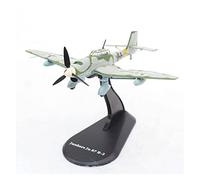 Aereo in Metallo Miniatura Die Cast Modello Aereo Militare 1:100 Misura Per Ju 87B Stuka Dive Bomber Modello Aereo Dell'esercito Giocattolo Regalo