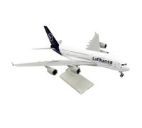 Aereo in Metallo Miniatura Kit Modello Aereo Airbus A380 Lufthansa In Scala 1:240 30 Cm Pressofuso Con Carrello Di Atterraggio
