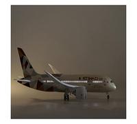 Aereo in miniatura 1/130 Aereo In Resina Plastica Pressofusione Adatto per B787 Dreamliner Altiha Modello Aviazione Decorazione Statica Aereo con Supporto(B)
