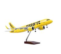 Aereo In Scala 1/80 Per A320NEO Spirit Modello Di Aviazione Modello Di Carrello Di Atterraggio Con Ruote Leggere Aereo In Resina Pressofusa(No light)