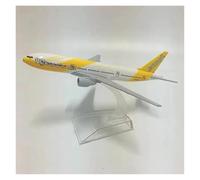 Aereo in Scala da Esposizione Modello di Aereo simulato in Scala da 16 cm for Scoot Airlines B777, Altamente restaurato, Regalo for Feste di Natale Adatto per Fare Regali