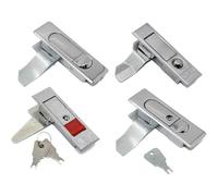 Aereo LoPush Button MS509 Maniglia Pannello serrature MS503 Armadio elettrico Box Lock MS603 Mobili Cassetto Armadio Serrature 1 pz (MS509 Chromed Plated, Without Key)