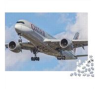 Aereo Passeggeri Puzzle per Adulti Puzzle 1000 Pezzi Cielo Blu Gioco di Puzzle 1000 Pezzi Carta Relax Concentrazione 70x50cm/1000pcs