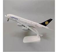Aereo scala esposizione 20 cm per aereo A380 Lufthansa carrello atterraggio per lega per miniatura per collezione modelli souvenir adatto come regalo