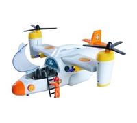 SIMBA SAM IL POMPIERE AEREO DI SOCCORSO CM 42, CON FUNZIONE LANCIATORE, CON LUCI E SUONI, VERRICELLO, PORTELLONE