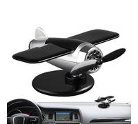 Aereo solare rotante - Decorazione per aereo a energia solare per cruscotto auto, figure automobilistiche che funzionano con sole per berlina, camion e furgoni