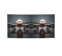 Aereo sul lago Stampa Sfondo Banner Decorazioni Festa di Compleanno Banner Forniture Photo Booth Puntelli Banner