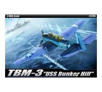 Aereo Tbm-3 Uss Bunker Hill ACADEMY 12285 1:48 Modellino Char Promozione