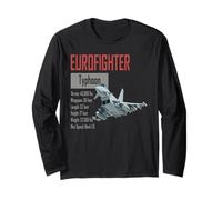 Aereo tedesco figher eurofighter typhoon Maglia a Manica