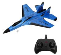 Aereo telecomandato Aereo da 2, 4 GHz SU-35 Piano RC Equilibrio Automatico EPP Airplane Drone con luci Modello Giocattolo per Bambini e Adulti Regali, Blu |.Modello