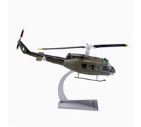 aereo telecomandato For modelli di aeromobili in scala 1:48, modello di aeromobile in lega metallica simulata Bell UH-1H dell'esercito americano da collezione.