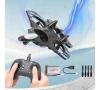 Aereo telecomandato in schiuma con acrobazie leggere che si muovono