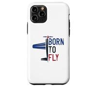 Aereo volante - Nati per volare piloti e aviatori Custodia per iPhone 11 Pro