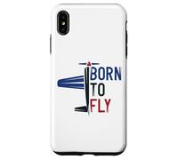 Aereo volante - Nati per volare piloti e aviatori Custodia per iPhone XS Max