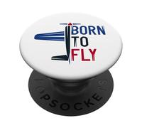 Aereo volante - Nati per volare piloti e aviatori PopSockets PopGrip Adesivo
