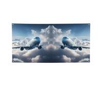 Aereo Volare Stampa Banner Interno/Esterno Sfondo Banner Puntelli Hip Hop Evento Tema Segno Decorazioni