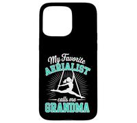 Aerial Silks Nonna Favorite Aerialist Granddaughter Teal Custodia per iPhone 15 Pro Max