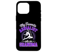 Aerial Silks Nonna Favorite Aerialist Nipote Viola Custodia per iPhone 16 Pro Max