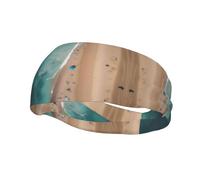 Aerial View of The Beach - Fascia sportiva per corsa, ciclismo, yoga e fitness