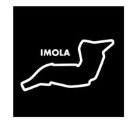 AeRko Personalità Imola Map adesivi auto vinile decalcomania PVC auto styling decorazione paraurti lunotto posteriore (colore: B, dimensioni: 17 cm)