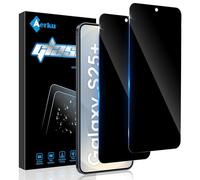 Aerku 2 Pezzi Privacy Pellicola Protettiva a Copertura Totale per Samsung Galaxy S25 Plus, Anti Spy Vetro Temperato Film, Durezza 9H Privacy Schermo Pellicola
