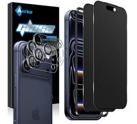 Aerku 2x Privacy Pellicola Protettiva Opaca per iPhone 17 Pro Max e 2x HD Vetro Temperato Protettiva Fotocamera Posteriore, Anti-Spia Anti-Impronte Protezione Schermo, Durezza 9H Opaco Vetrino Flim