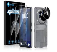 Aerku 3 Pezzi Vetro Temperato per Nothing Phone 3A Pro Pellicola Protettiva con 2 Pezzi Protezione Pellicola Fotocamera, Anti Graffio, Durezza 9H, Alta Definizione e Trasparenza