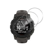 Aerku Pellicola Vetro Temperato per Garmin Instinct E (40MM) [3 Pezzi], 0,33mm Ultra Trasparente [Durezza 9H Anti Graffi] Protezione Schermo Pellicola Protettiva