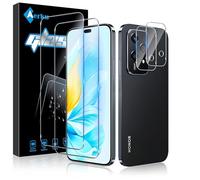 Aerku Pellicola Vetro Temperato per Huawei Honor 200 Lite 5G, [2+2 Pezzi] Vetrino Temperato 9H Anti Graffi Pellicola Fotocamera, HD Vetro Protezione Schermo Protettiva