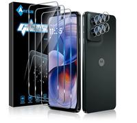 Aerku Pellicola Vetro Temperato per Motorola Moto G55 5G, [3+3 Pezzi] Vetrino Temperato 9H Anti Graffi Pellicola Fotocamera, HD Vetro Protezione Schermo Protettiva