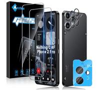 Aerku Pellicola Vetro Temperato per Nothing CMF Phone 2 Pro, [2+2 Pezzi] Vetrino Temperato 9H Anti Graffi Pellicola Fotocamera, HD Vetro Protezione Schermo Protettiva