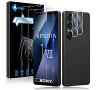 Aerku Pellicola Vetro Temperato per Sony Xperia 1 VII, [2+2 Pezzi] Vetrino Temperato Anti Graffi Pellicola Fotocamera, 9H HD Vetro Protezione Schermo Protettiva