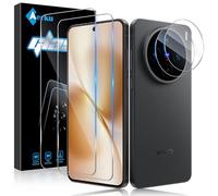 Aerku Pellicola Vetro Temperato per Vivo X200S, [2+2 Pezzi] Vetrino Temperato 9H Anti Graffi Pellicola Fotocamera, HD Vetro Protezione Schermo Protettiva