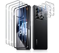 Aerku Pellicola Vetro Temperato per Xiaomi Mi 14T Pro 5G, [3+3 Pezzi] Vetrino Temperato 9H Anti Graffi Pellicola Fotocamera, HD Vetro Protezione Schermo Protettiva