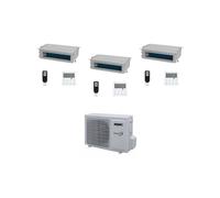 Aermec Climatizzatore Trial Split Canalizzato MPG/D 9+9+18 con MPG730 R-32 Inverter Comando Incluso Classe A++