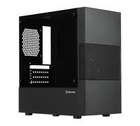 UNYKAch Box Micro ATX Aero C25, sezione centrale griglia, 2 porte USB 3.0 e 1 USB 2.0. Include alimentatore ATX da 500 W (max)