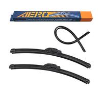 AERO Voyager 13" + 13" Windshield Wipers, Replacement for Jeep Wrangler TJ 2006-1996 + more, Premium All-Season Wiper Blades with Extra Rubber Refills + 1-Year Warranty (Pack of 2)